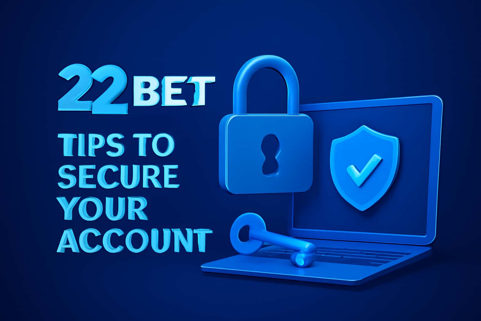 An educational visual representation highlighting security practices for 22bet account protection.